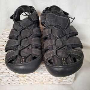 Khombu Travis Men's Activewear Sandal Black Sz 11 Earthy Hiking Camping Outdoor